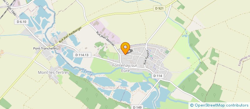 localisation de l'entreprise SCI LES SAULES à FONTENAY-SUR-EURE