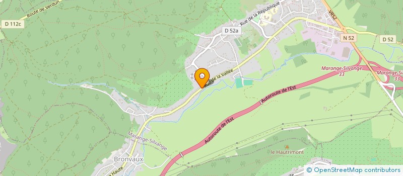 localisation de l'entreprise SCI LES SAULES  MARANGE-SILVANGE