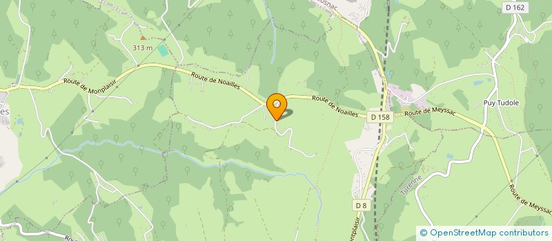 localisation de l'entreprise SCI LES SAULES  BRANCEILLES