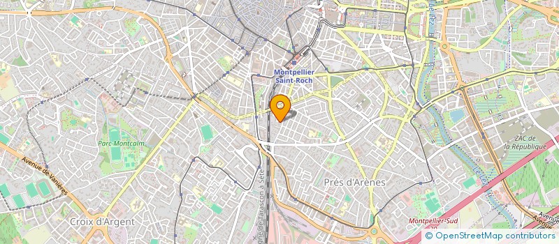 localisation de l'entreprise SCI LES SAULES à MONTPELLIER