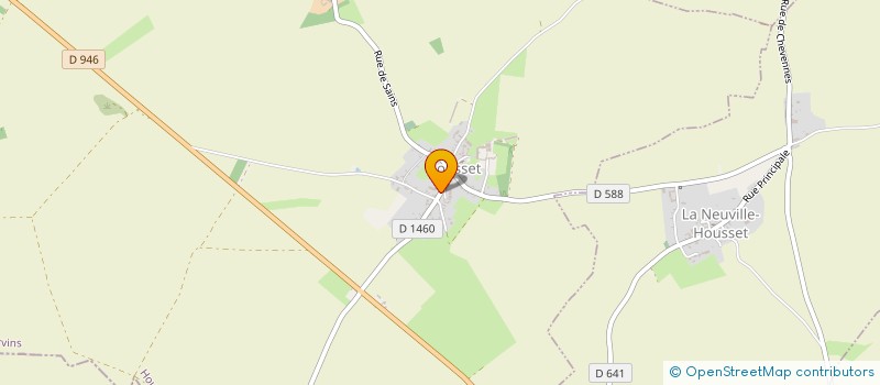 localisation de l'entreprise SCI LES SAULES  HOUSSET