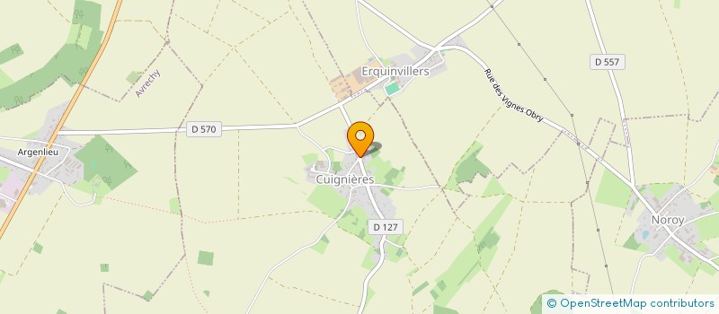 localisation de l'entreprise SCI LES SAULES  CUIGNIERES