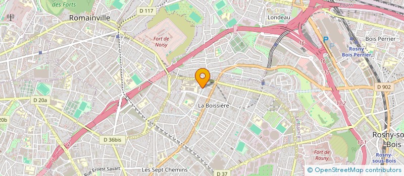 localisation de l'entreprise SCI LES SAULES CLOUET à MONTREUIL