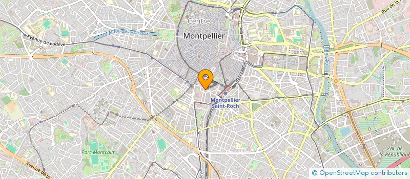 localisation de l'entreprise SCI LES SAUMAILLES à MONTPELLIER