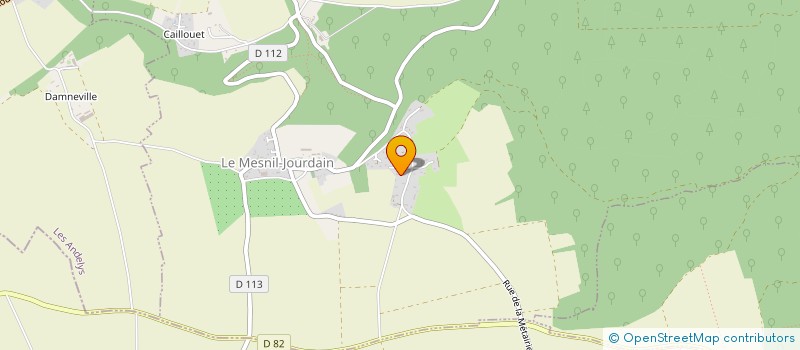 localisation de l'entreprise SCI LES SAUSSAIES  LE MESNIL-JOURDAIN