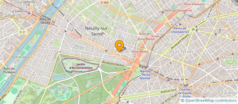 localisation de l'entreprise SCI LES SAUTERELLES  NEUILLY-SUR-SEINE