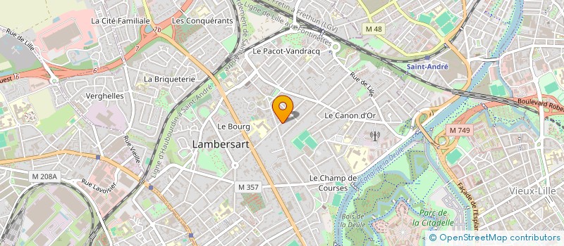 localisation de l'entreprise SCI LES SCARABEES à LAMBERSART