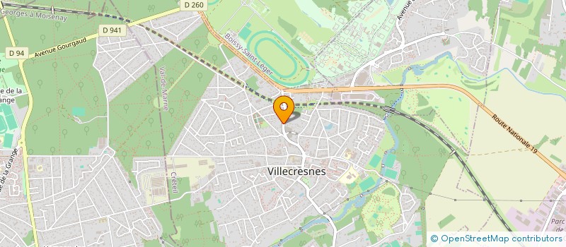 localisation de l'entreprise SCI LES SCARLETS  VILLECRESNES