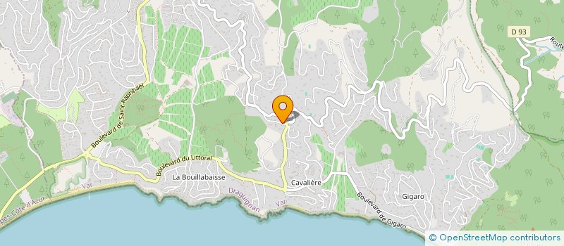 localisation de l'entreprise SCI LES SCHPOUNTZ  LA CROIX-VALMER