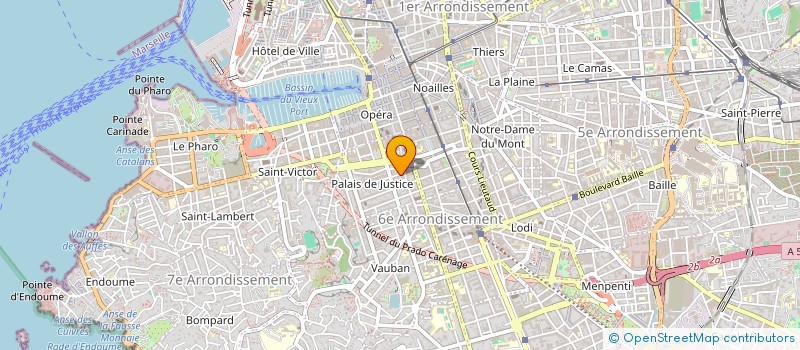localisation de l'entreprise SCI LES SCORPIONS à MARSEILLE
