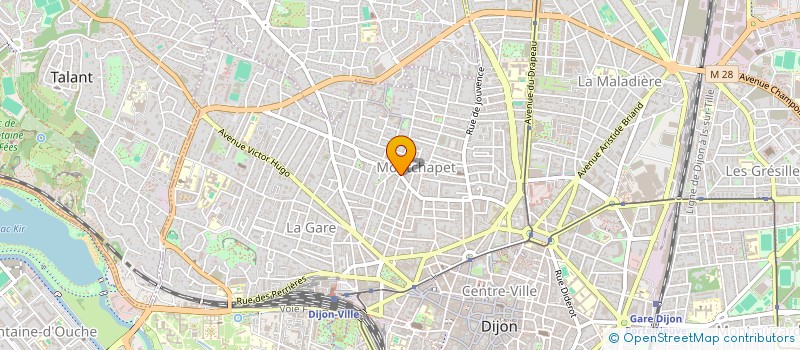 localisation de l'entreprise SCI LES SECHES TOURNEES à DIJON