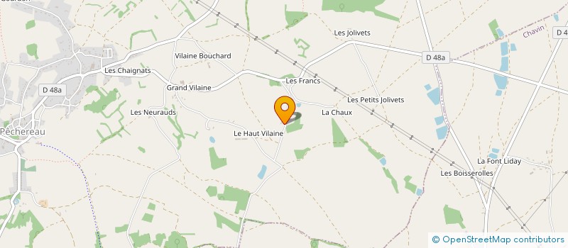 localisation de l'entreprise SCI LES SEGOINS à ARGENTON-SUR-CREUSE