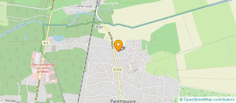 localisation de l'entreprise SCI LES SEGONIDES  PAREMPUYRE