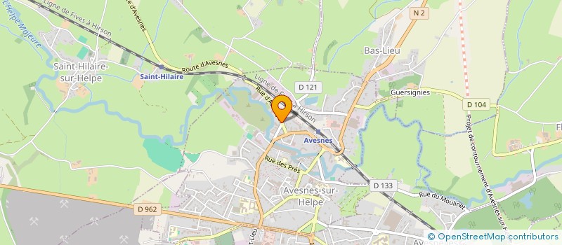 localisation de l'entreprise SCI LES SENDORS  AVESNES-SUR-HELPE