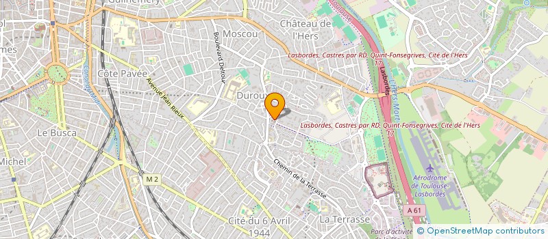 localisation de l'entreprise SCI LES SENIORIALES DE BRACIEUX à TOULOUSE
