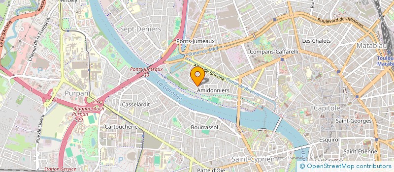 localisation de l'entreprise SCI LES SENIORIALES DE GONFARON à TOULOUSE