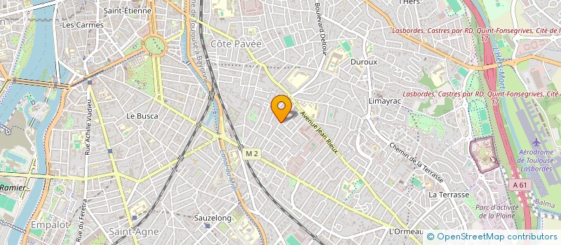 localisation de l'entreprise SCI LES SENIORIALES DE SAINT GENIS à TOULOUSE