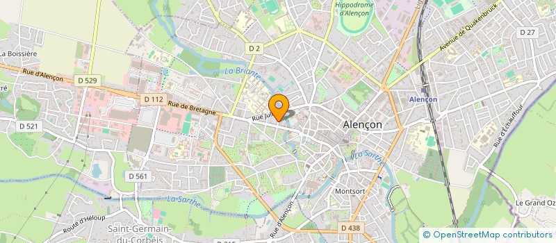 localisation de l'entreprise SCI LES SENTES à ALENCON