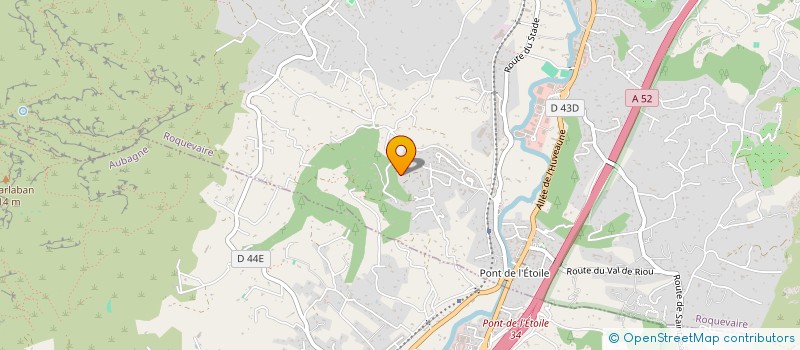 localisation de l'entreprise SCI LES SEOLANES 1360  ROQUEVAIRE