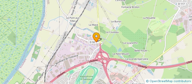 localisation de l'entreprise SCI LES SEPT  ECOUFLANT