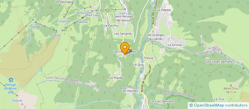 localisation de l'entreprise SCI LES SEPT  SAINT-GERVAIS-LES-BAINS