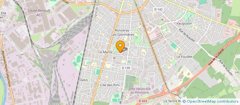 localisation de l'entreprise SCI LES SEPT CHENES  LE MANS