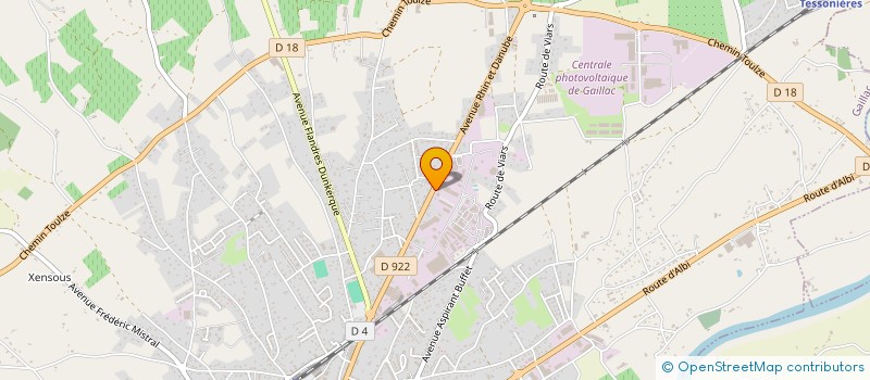 localisation de l'entreprise SCI LES SEPT FONTAINES à GAILLAC