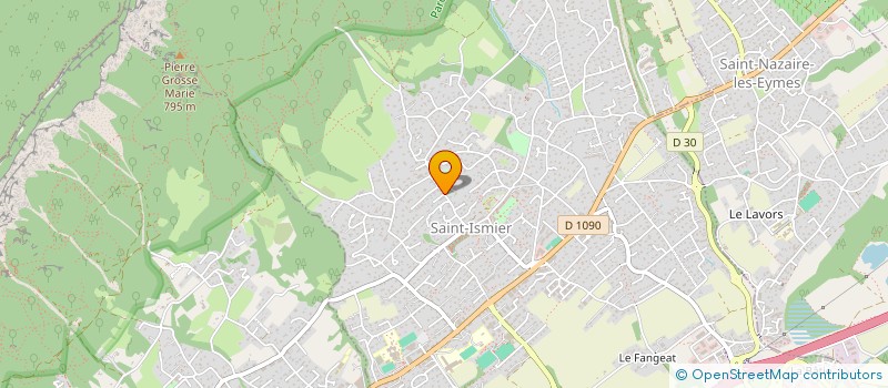 localisation de l'entreprise SCI LES SEPT MAS à SAINT-ISMIER