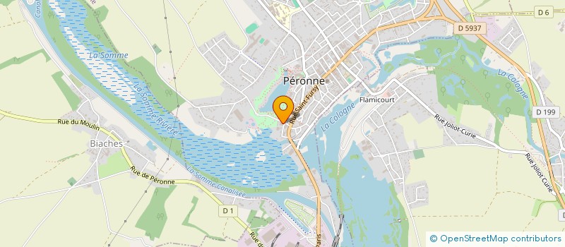 localisation de l'entreprise SCI LES SEPT MONTS à PERONNE