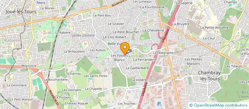 localisation de l'entreprise SCI LES SEPT NAINS  CHAMBRAY-LES-TOURS