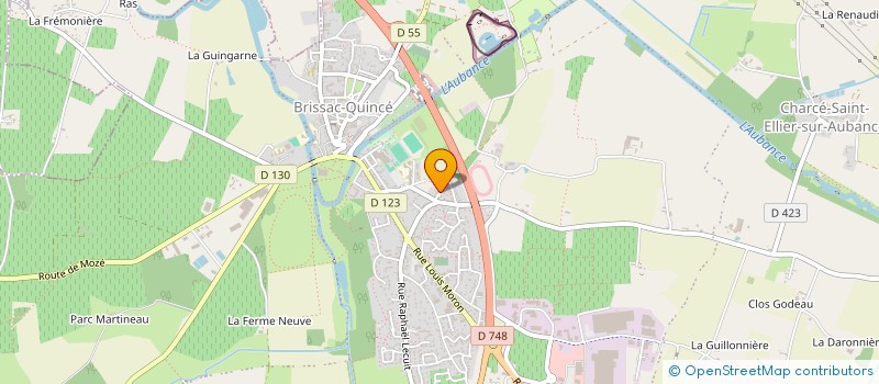 localisation de l'entreprise SCI LES SEPT VENTS  LES GARENNES SUR LOIRE