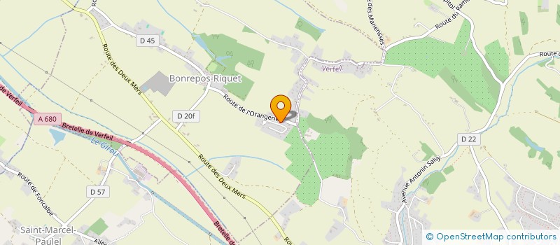 localisation de l'entreprise SCI LES SEQUOIAS  BONREPOS-RIQUET