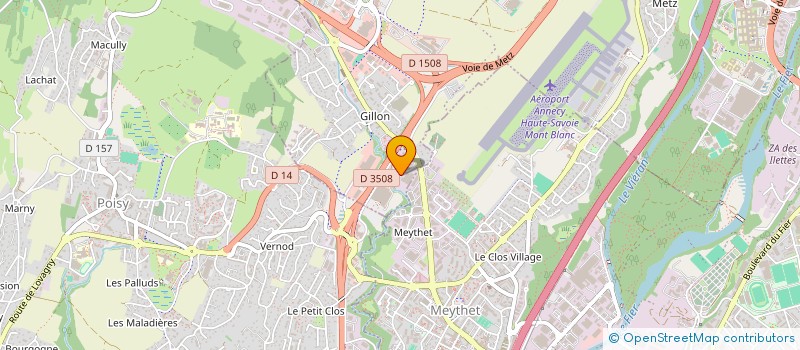 localisation de l'entreprise SCI LES SEQUOIAS  EPAGNY METZ-TESSY