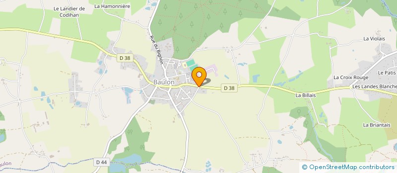 localisation de l'entreprise SCI LES SEQUOIAS DE LA RIVE  BAULON