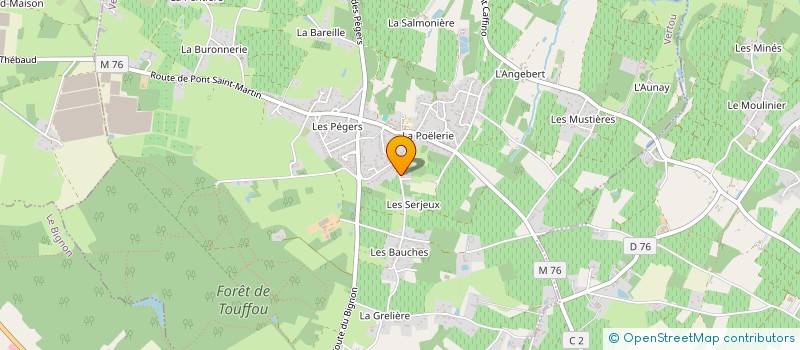 localisation de l'entreprise SCI LES SERGEUX  VERTOU