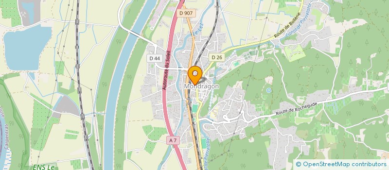 localisation de l'entreprise SCI LES SERINS  MONDRAGON
