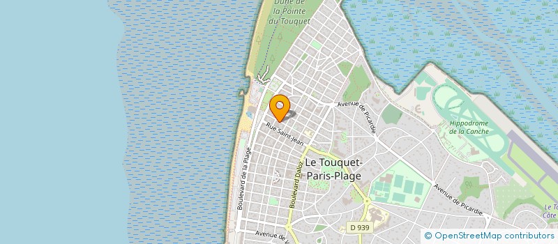 localisation de l'entreprise SCI LES SERRACS  LE TOUQUET-PARIS-PLAGE