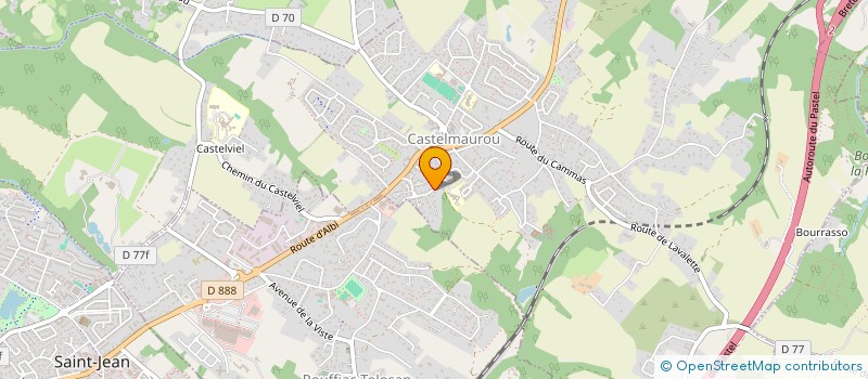 localisation de l'entreprise SCI LES SERRES  CASTELMAUROU