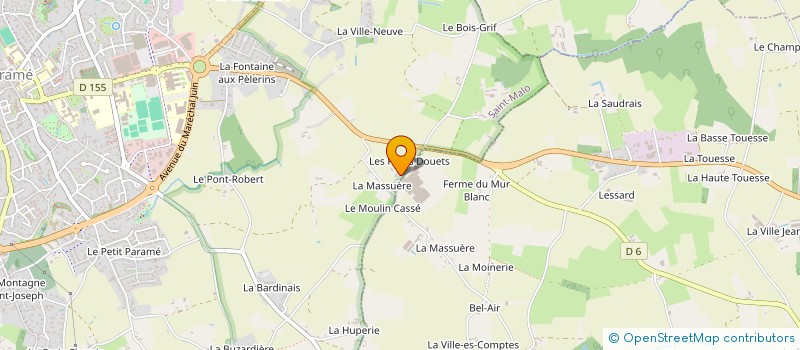 localisation de l'entreprise SCI LES SERRES DES PETITS DOUETS  SAINT-MALO