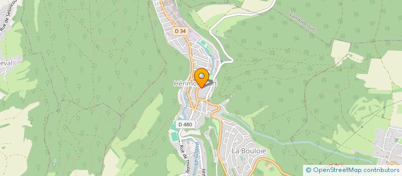 localisation de l'entreprise SCI LES SERRURIERS  HERIMONCOURT