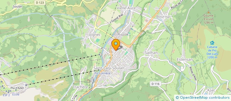 localisation de l'entreprise SCI LES SESTRALES  SAINT-LARY-SOULAN