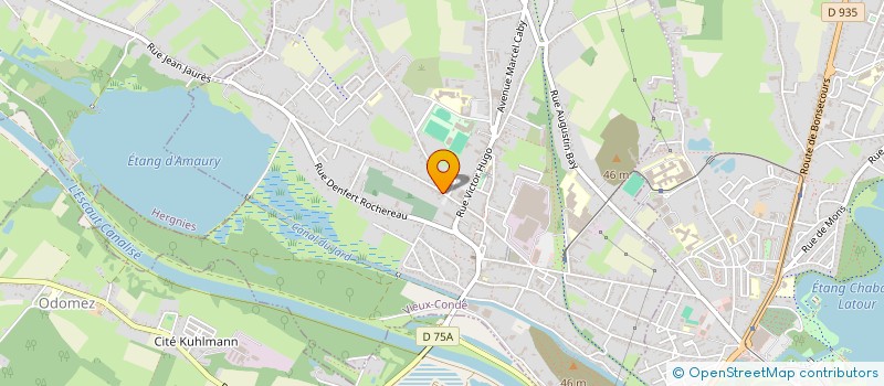 localisation de l'entreprise SCI LES SEVRETTES  VIEUX-CONDE