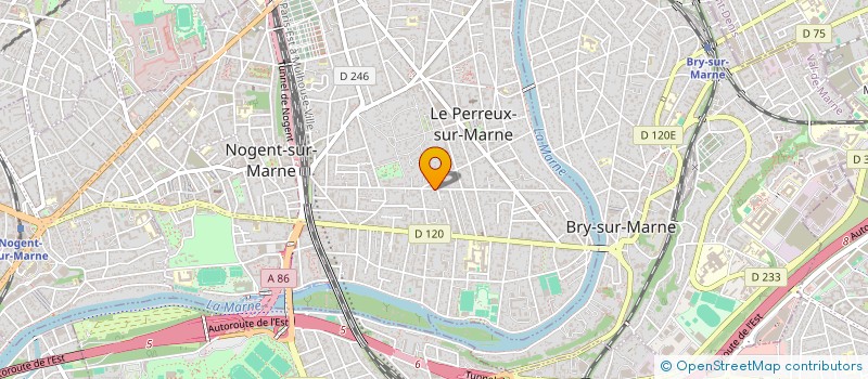 localisation de l'entreprise SCI LES SHARKS 94 à LE PERREUX-SUR-MARNE