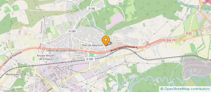 localisation de l'entreprise SCI LES SIFFLEUSES  MEYREUIL