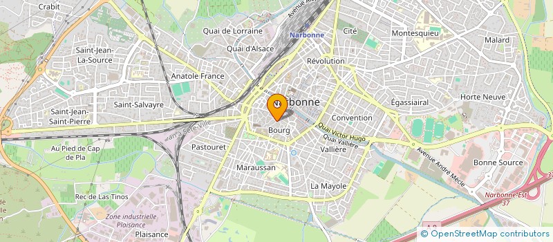 localisation de l'entreprise SCI LES SIGAL  NARBONNE