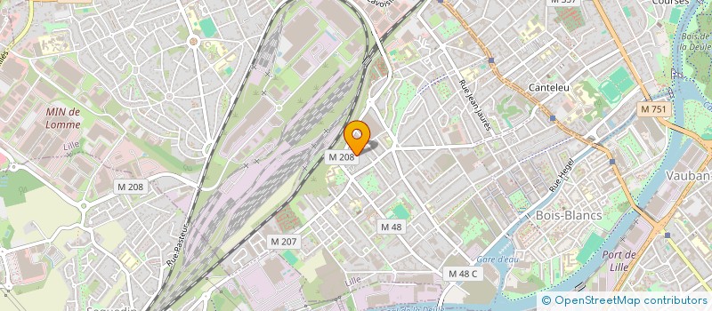 localisation de l'entreprise SCI LES SIGNAUX à LILLE