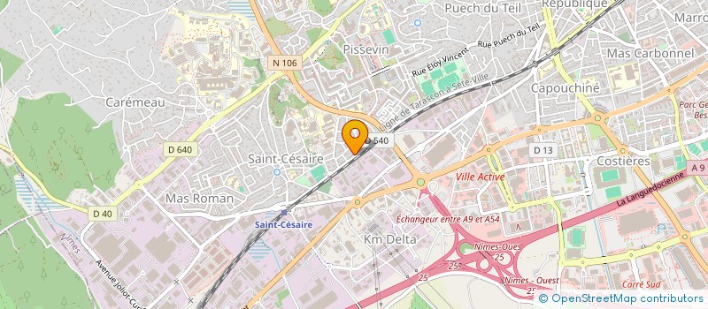 localisation de l'entreprise SCI LES SILOS  NIMES