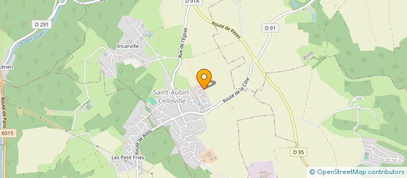 localisation de l'entreprise SCI LES SIM  SAINT-AUBIN-CELLOVILLE