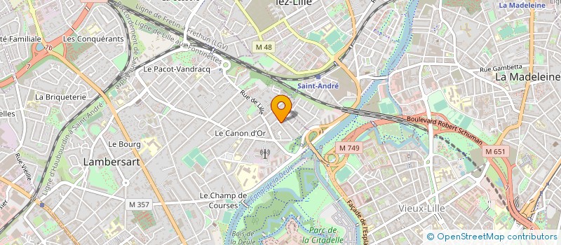 localisation de l'entreprise SCI LES SIMOUNELLES à LAMBERSART