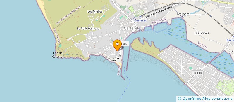 localisation de l'entreprise SCI LES SIRENES à BARNEVILLE-CARTERET
